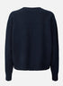 Rabens Saloner dalani pure wool boxy sweater navy
